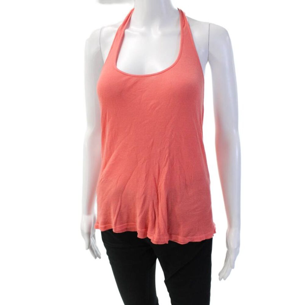 Gryphon New York Women Basic Pink Sleeveless Tank Modal Silk Cashmere Size M